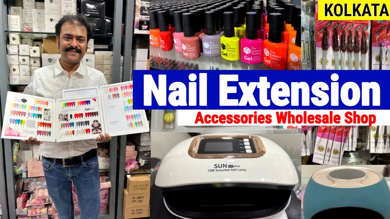Nail Extension accessories/ Nail Art Materials Wholesale Shop in kolkata Canning Street