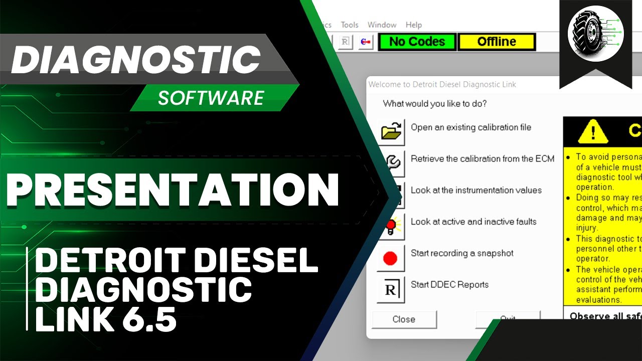 DETROIT DIESEL DIAGNOSTIC LINK 6.5 | PRESENTATION | ACTIVATION