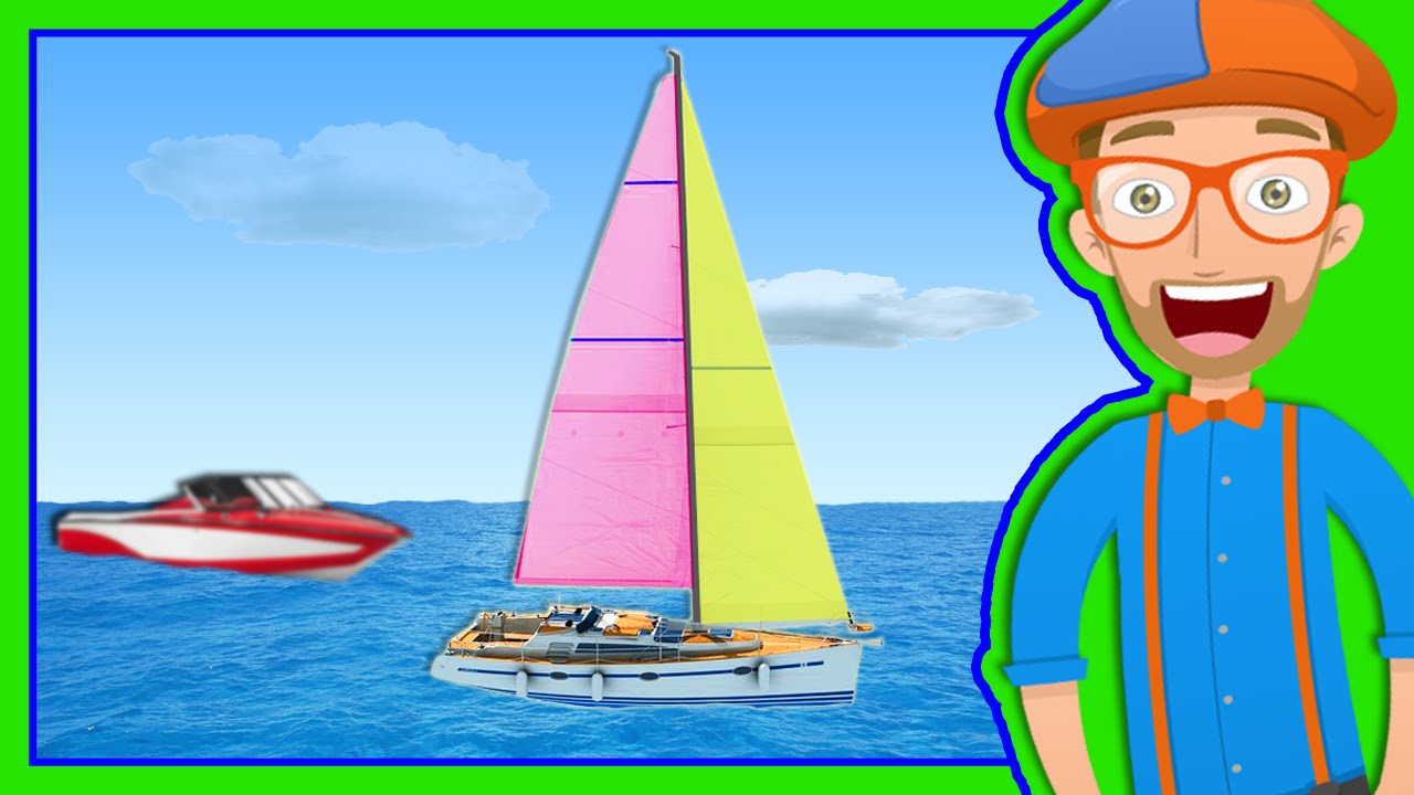 Boats for Preschoolers | The Blippi Boat Song