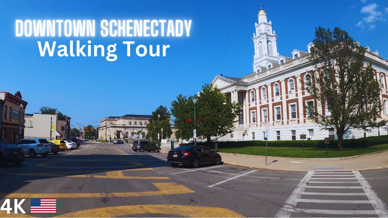 Downtown Schenectady 🇺🇸 | Schenectady, New York, USA 🇺🇸 | Walk Tour