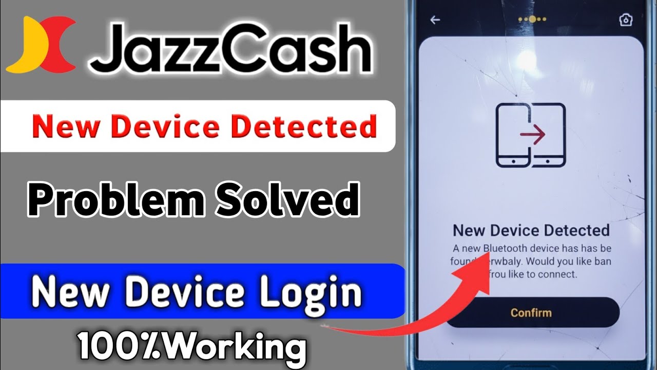 Jazzcash New Device Detected Problem||How To Login Jazzcash In New Device