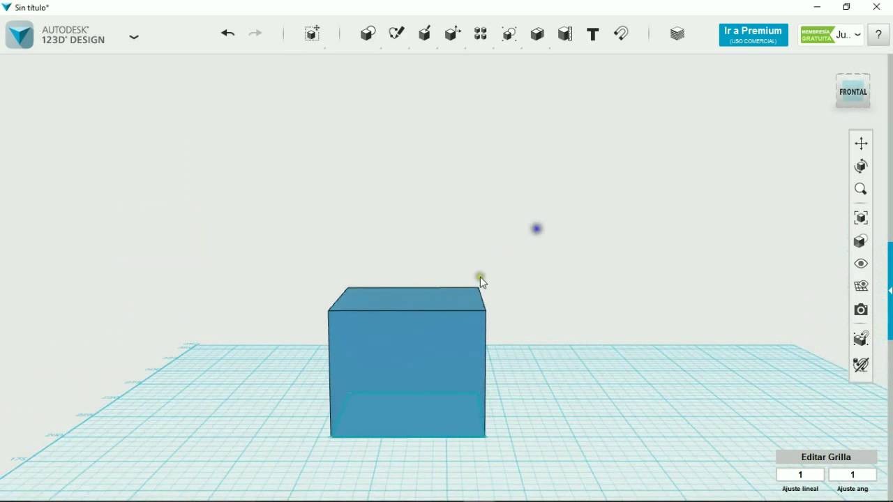 Iniciacion al 123D Design Tutorial #1