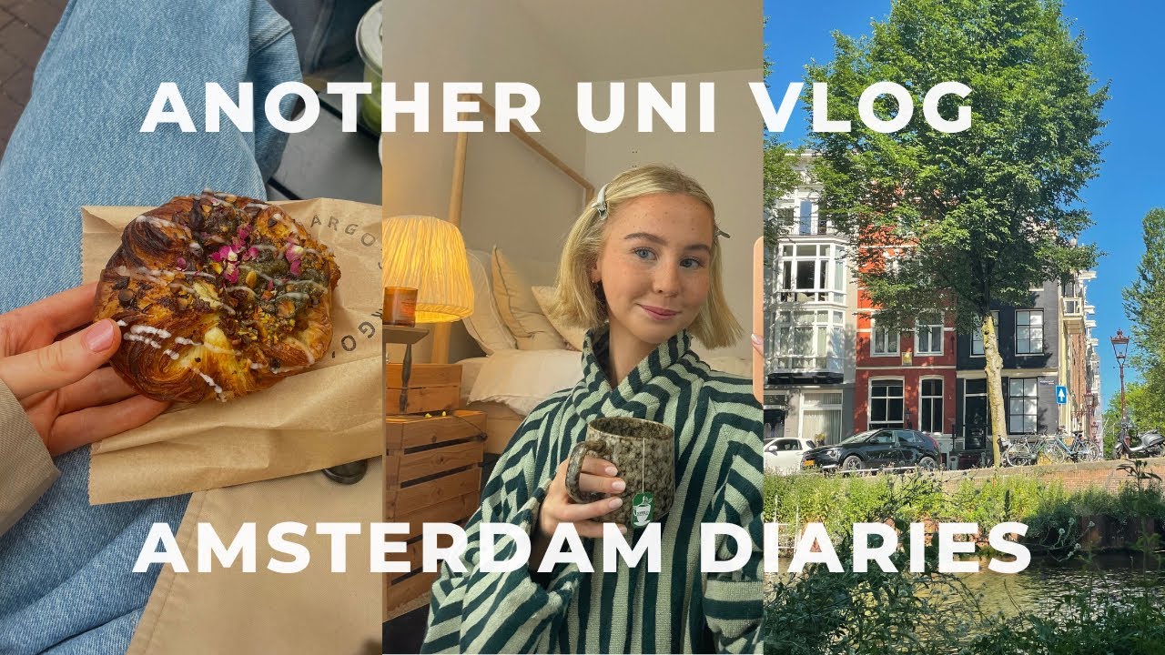 realistic day in the life of a student in amsterdam 🧚