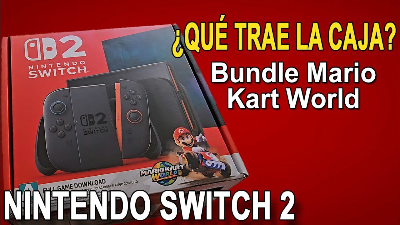 Nintendo Switch 2 | Unboxing Bundle Mario Kart World + Primeras impresiones