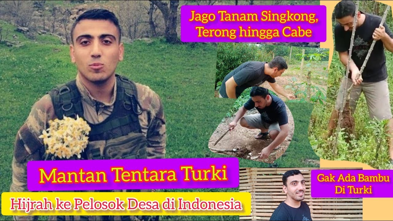Mantan Tentara Turki Tinggalkan Kota Besar, Nyaman Tinggal di Pelosok Desa di Indonesia