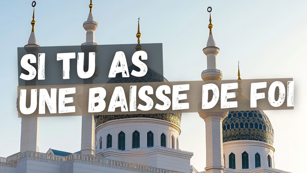 Un conseil pour remonter la pente lorsqu'on a une baisse de foi importante (et autres sujets)