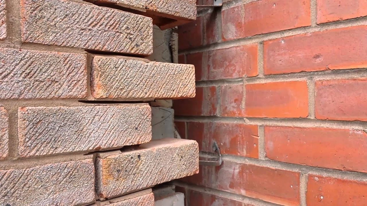 when your wall is not properly tied into another wall