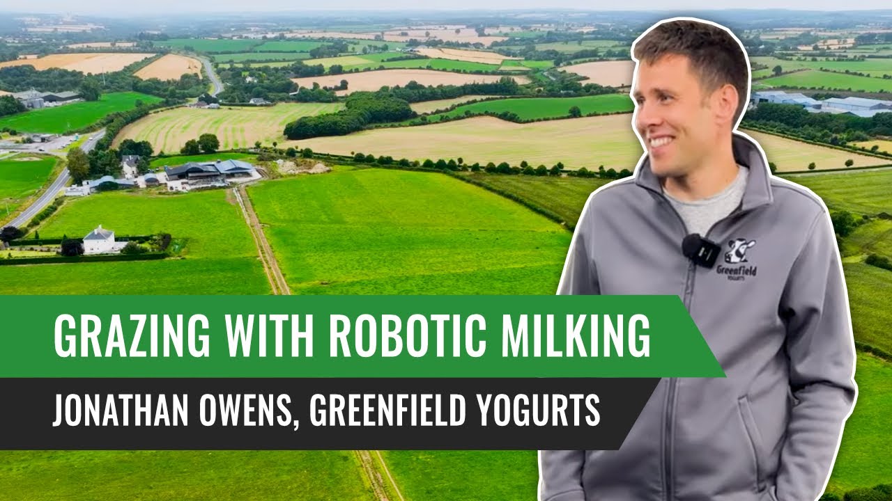Выпас скота с роботизированным доением: Jonathan Owens Greenfield Yogurts