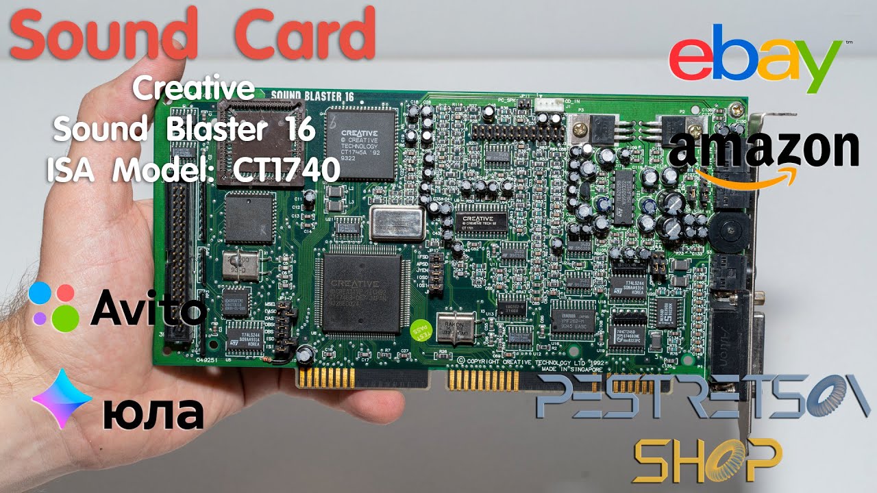 Lot 95 - Sound Card Creative Sound Blaster 16 ISA Model: CT1740