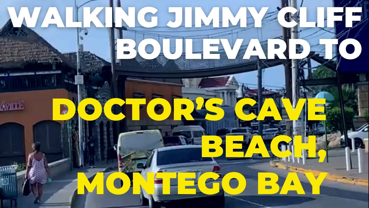 Montego Bay Jamaica | Walking Jimmy Cliff Boulevard To Doctor&rsquo;s Cave Beach | Vlog 006