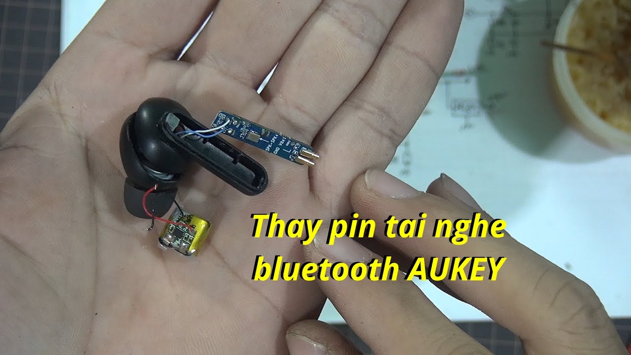 Thay pin tai nghe không dây | thay pin tai nghe bluetooth #taingheaukey #aukey