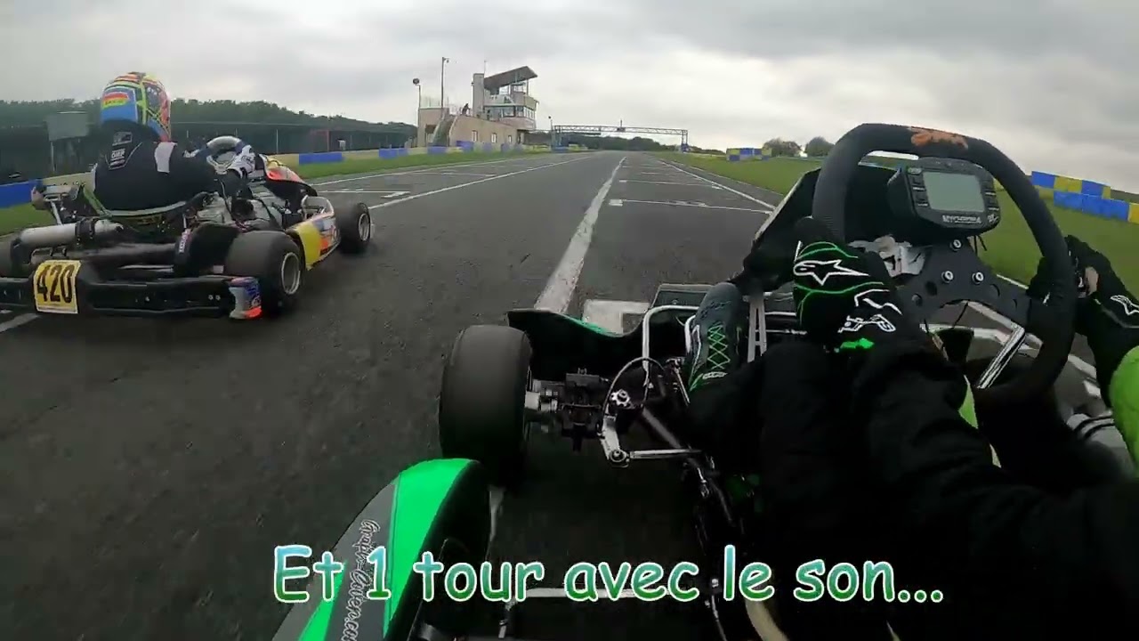Karting Angerville sur le sec en KZ avec Mael le 20 septembre 2025!