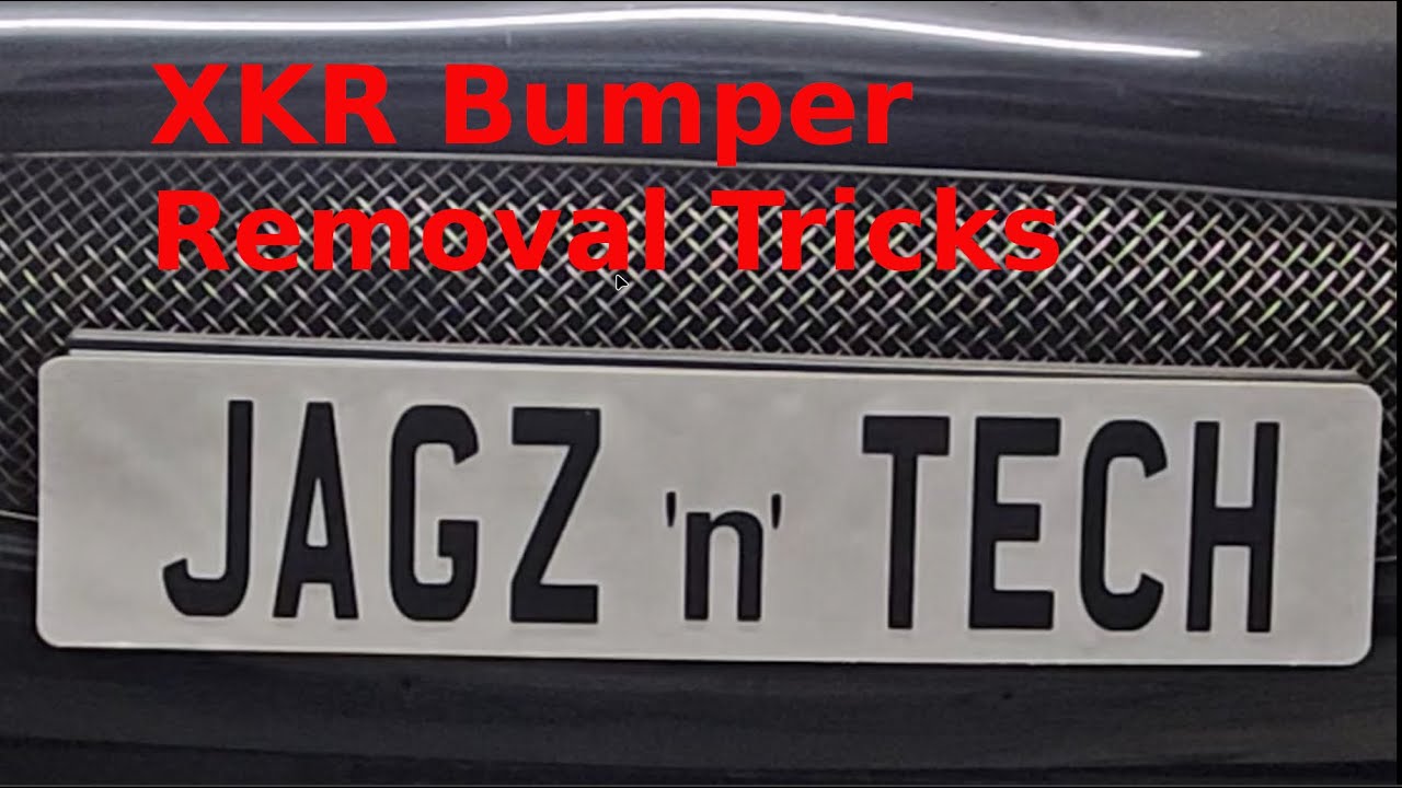 XKR Bumper removal challenges & tricks