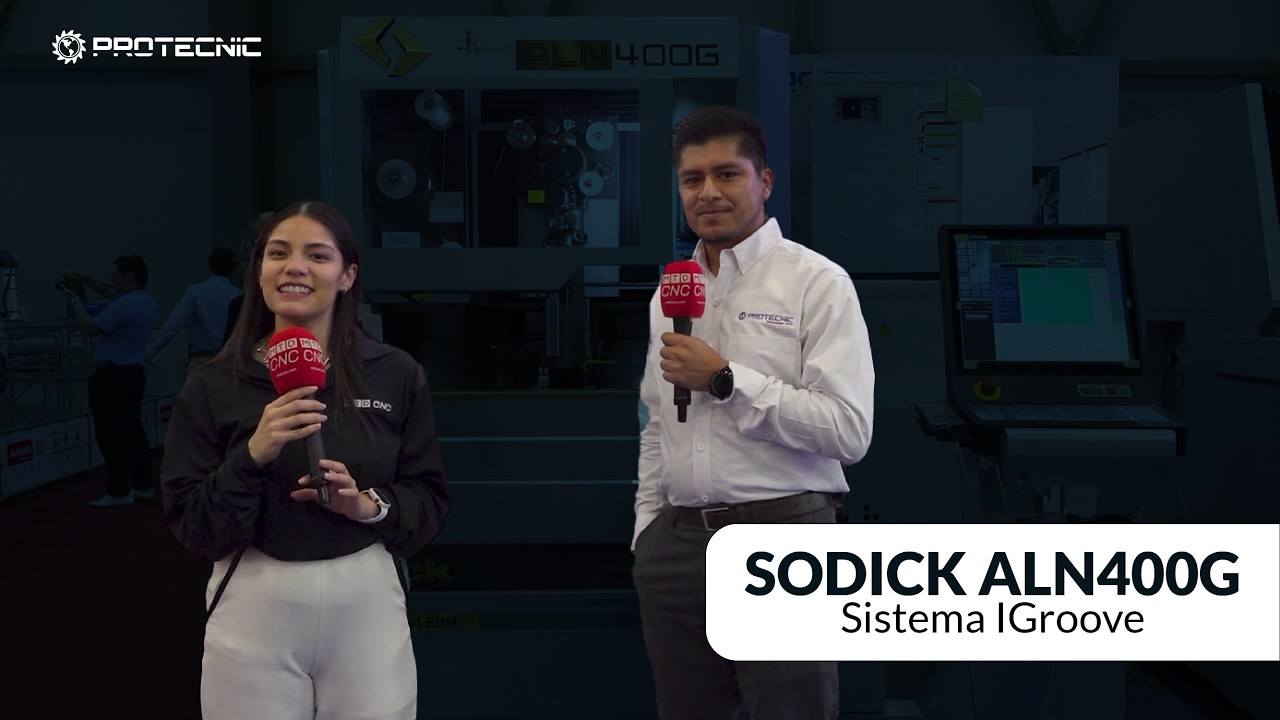 Sodick ALN400G iGroove en acción | Tecnología EDM de última generación
