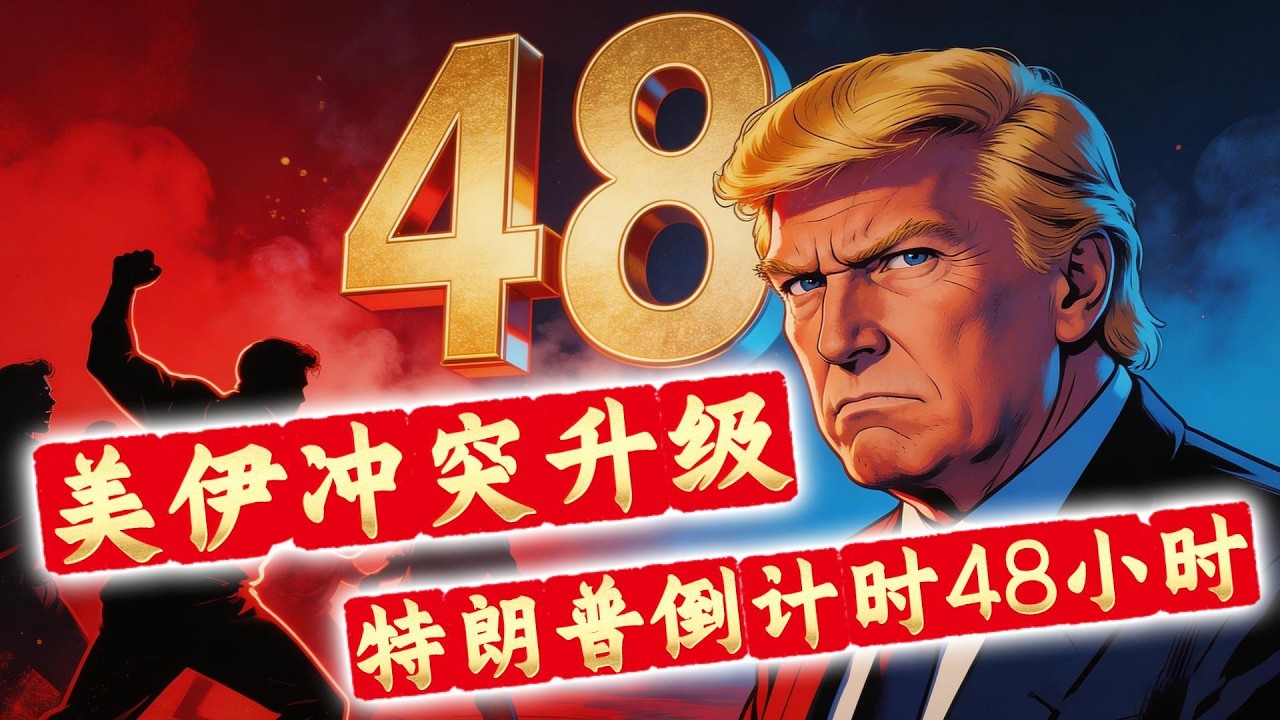 美伊冲突升级，特朗普倒计时48小时#投資 #投資心法 #熱門 #美股分析 #美股实盘 #美股 #btc #投资理财 #投资 #trading #美国
