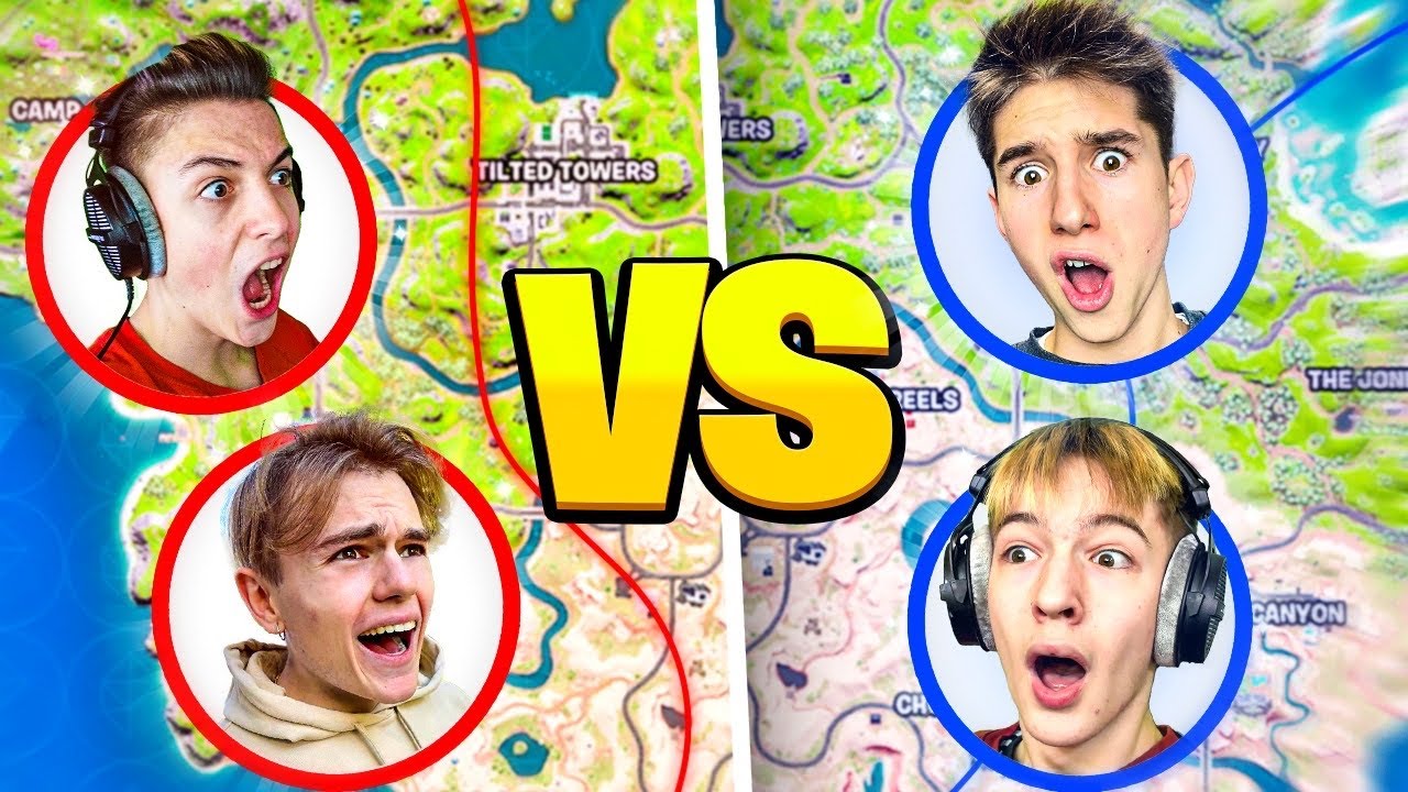 SFIDO il MIO TEAM DA SOLI per TUTTA la MAPPA!! Fortnite ITA
