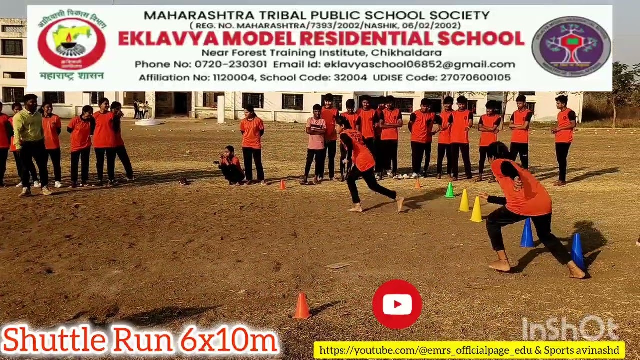 Physical Activity Trainer Class 12th Practical Exam Demo EMRS Chikhladara Dist Amarvati 2025