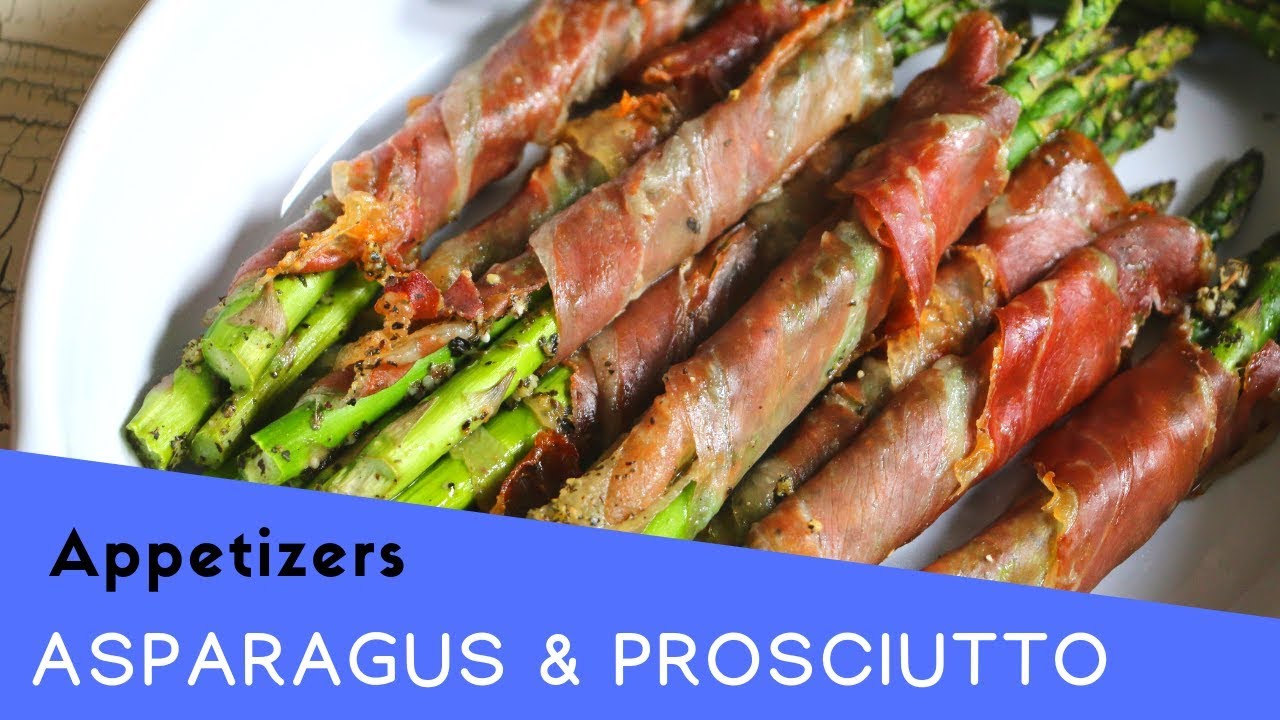 Asparagus recipe - Parmesan Prosciutto wrapped Asparagus Side dish