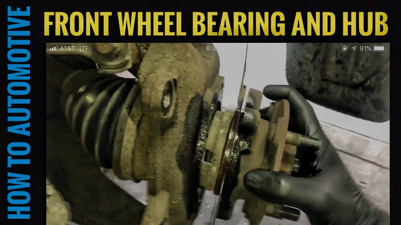 How To Replace Front Hub And Wheel Bearings On A 2003-2009 Nissan Quest