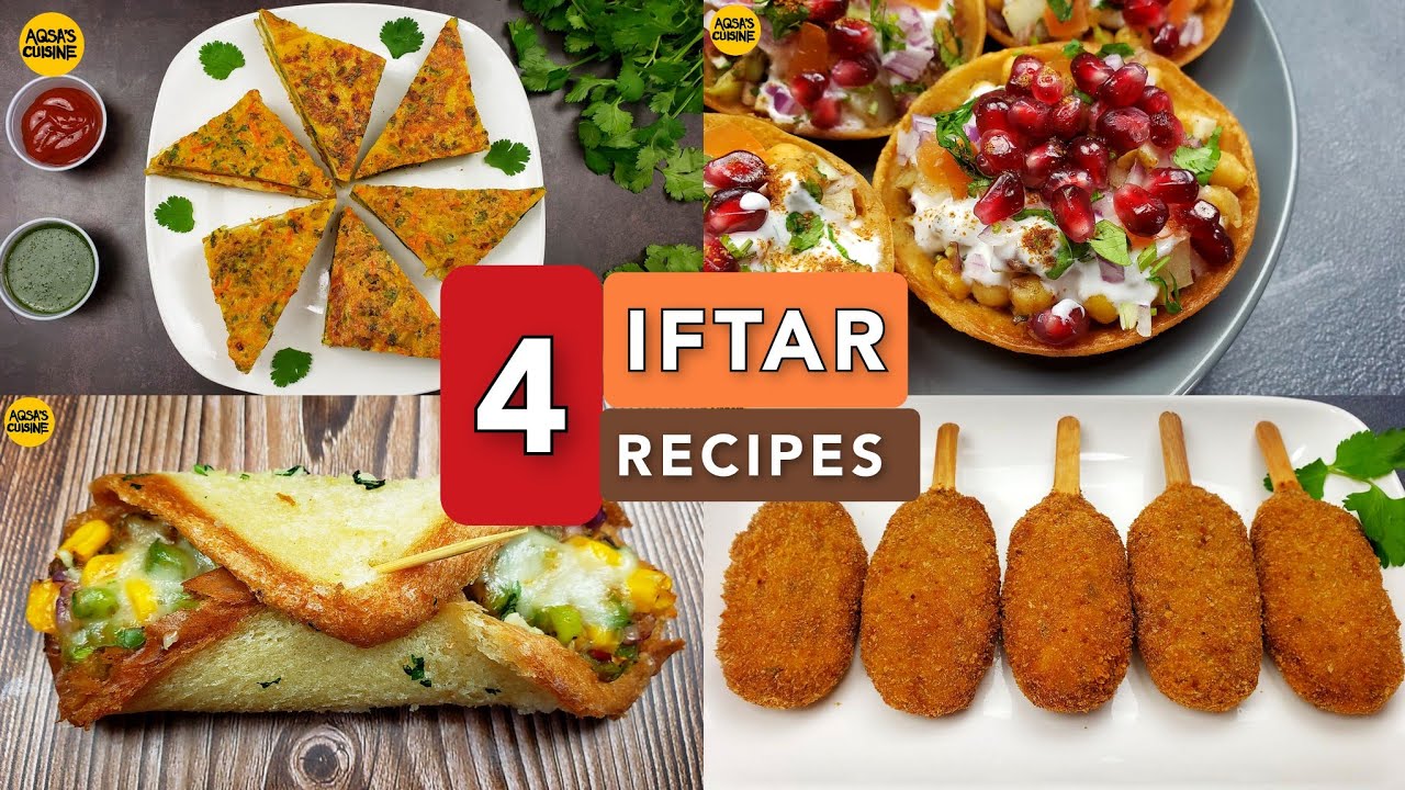 4 Easy Iftar Recipes by Aqsa's Cuisine, Katori Chaat, Maggi Masala Popsicles, Bread Pakora, Sandwich