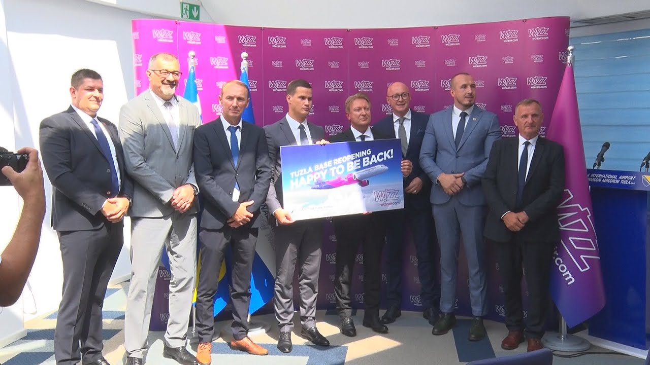 Wizz Air se vraća u Tuzlu, letovi na devet novih destinacija