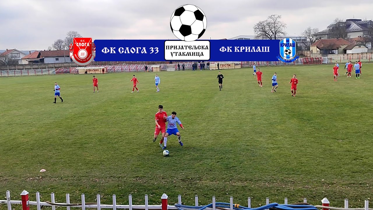 Prijateljska utakmica FK SLOGA 33 - FK KRILAŠ ĆOVDIN (7.2.2026)