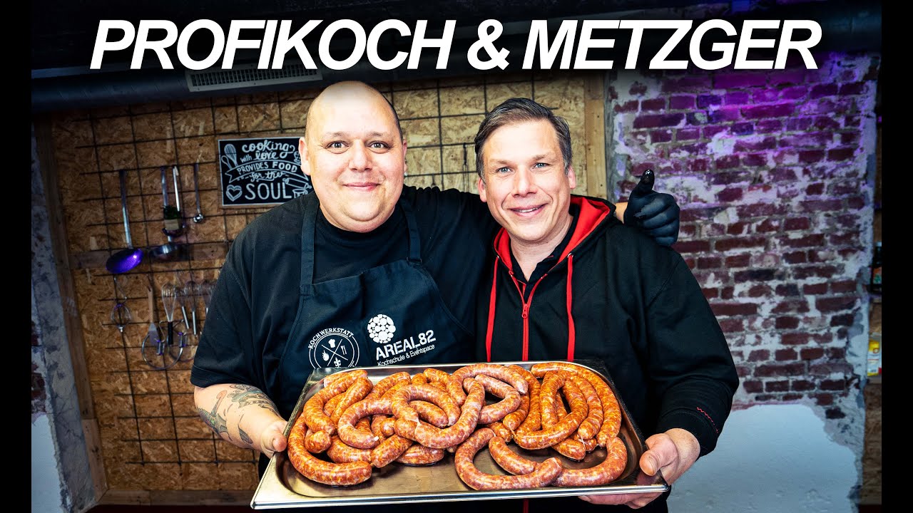 Bratwurst selber machen | Schnell und einfach | Profikoch vs. Metzger