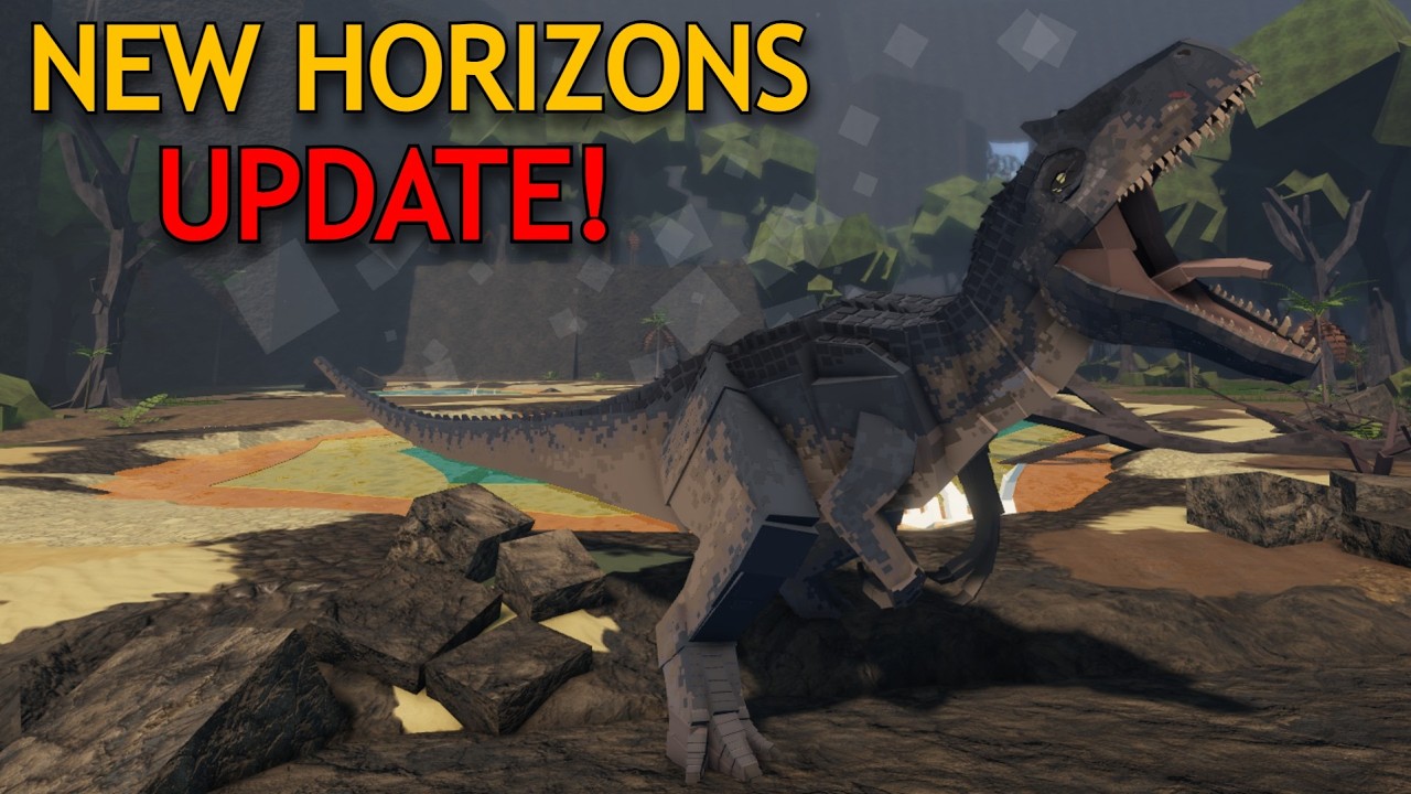 Playing as The REMODELED ALLOSAURUS in Jurassic Blocky | Roblox