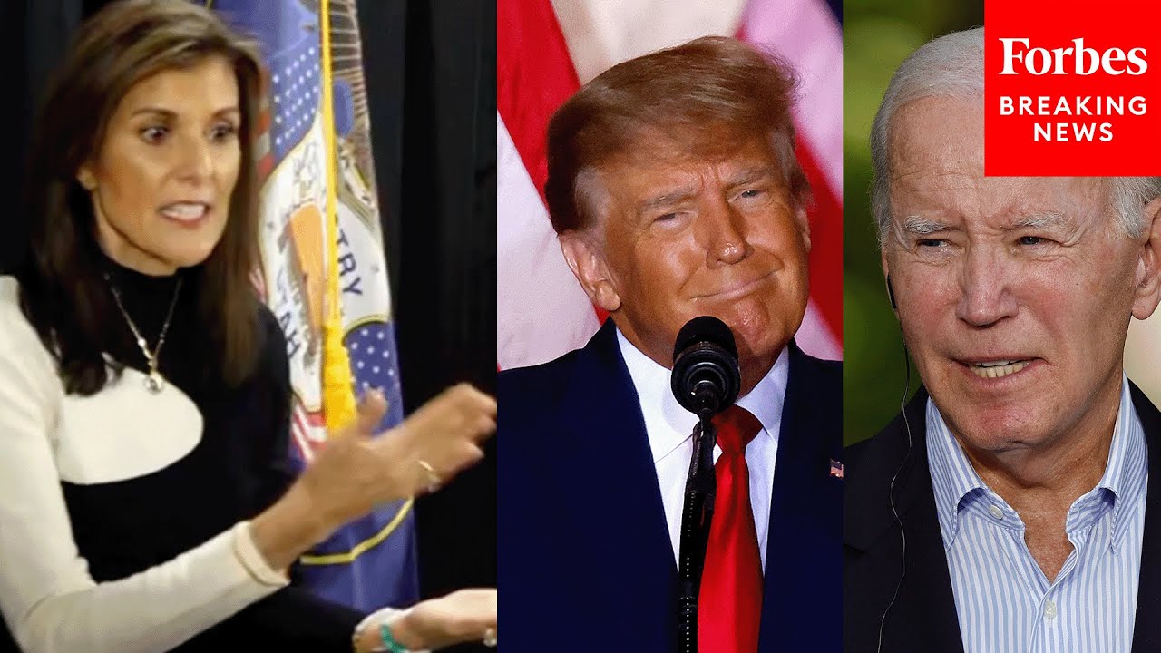 JUST IN: Nikki Haley Takes Aim At Trump And Biden During Testy Gaggle With Press In Orem, Utah