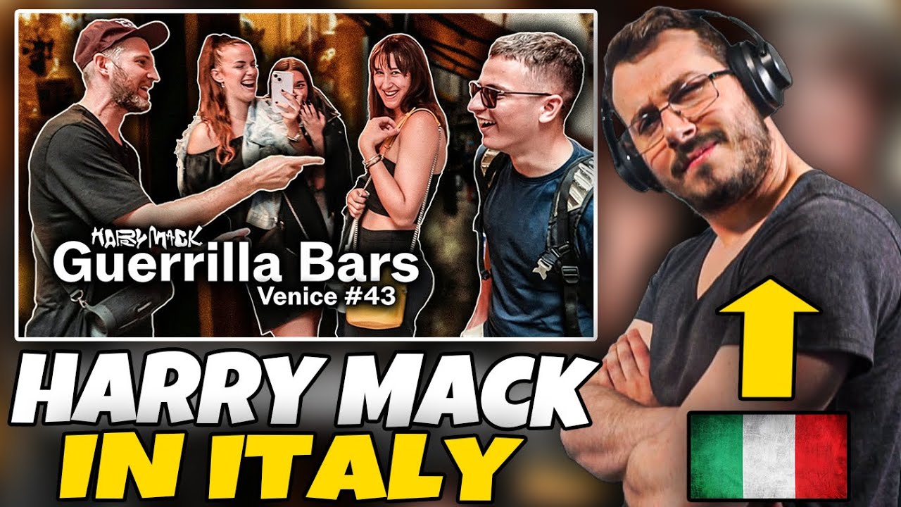 Реакция итальянца на фристайл Гарри Мака в Италии (Венеция) 🇮🇹😮🔥
