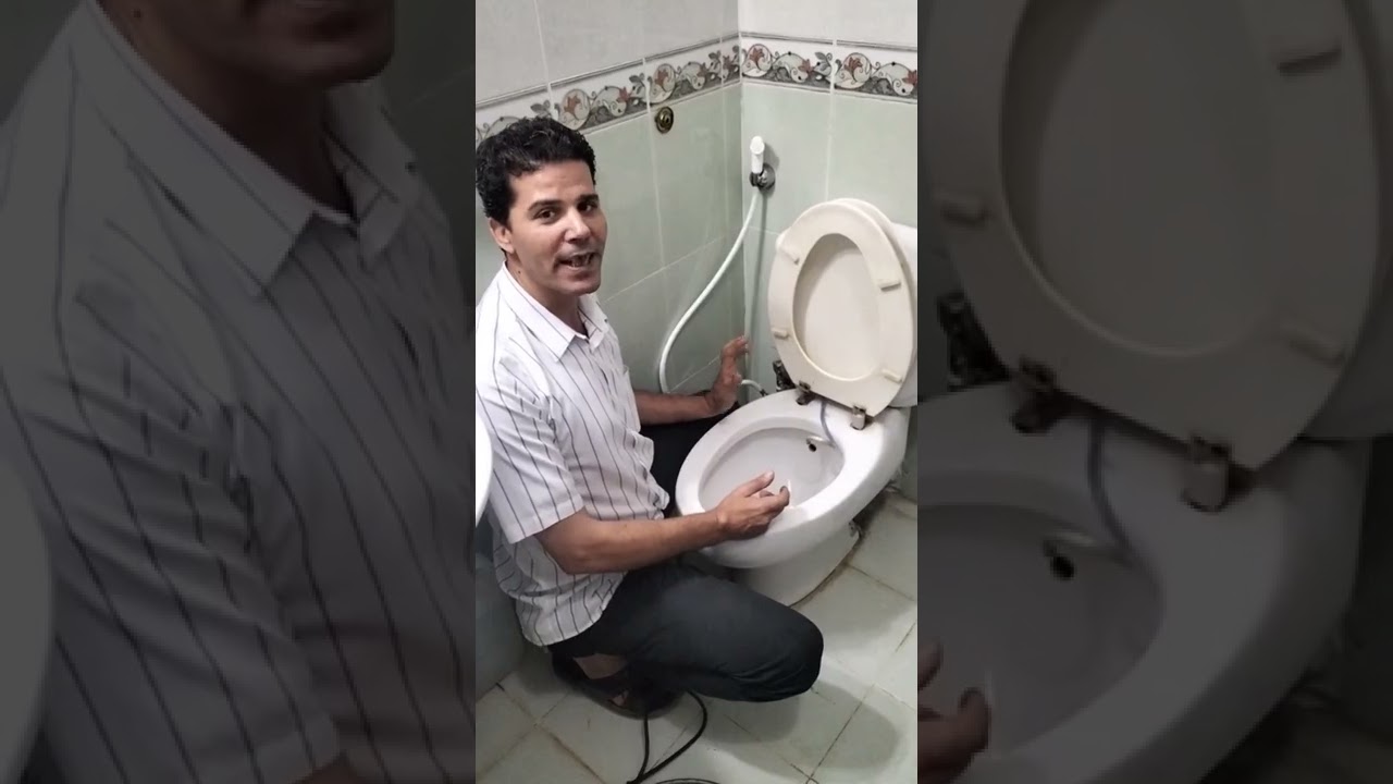 فيديو تعليمى كيفية تحويل الحمام من شطاف خارجى الى شطاف داخلى