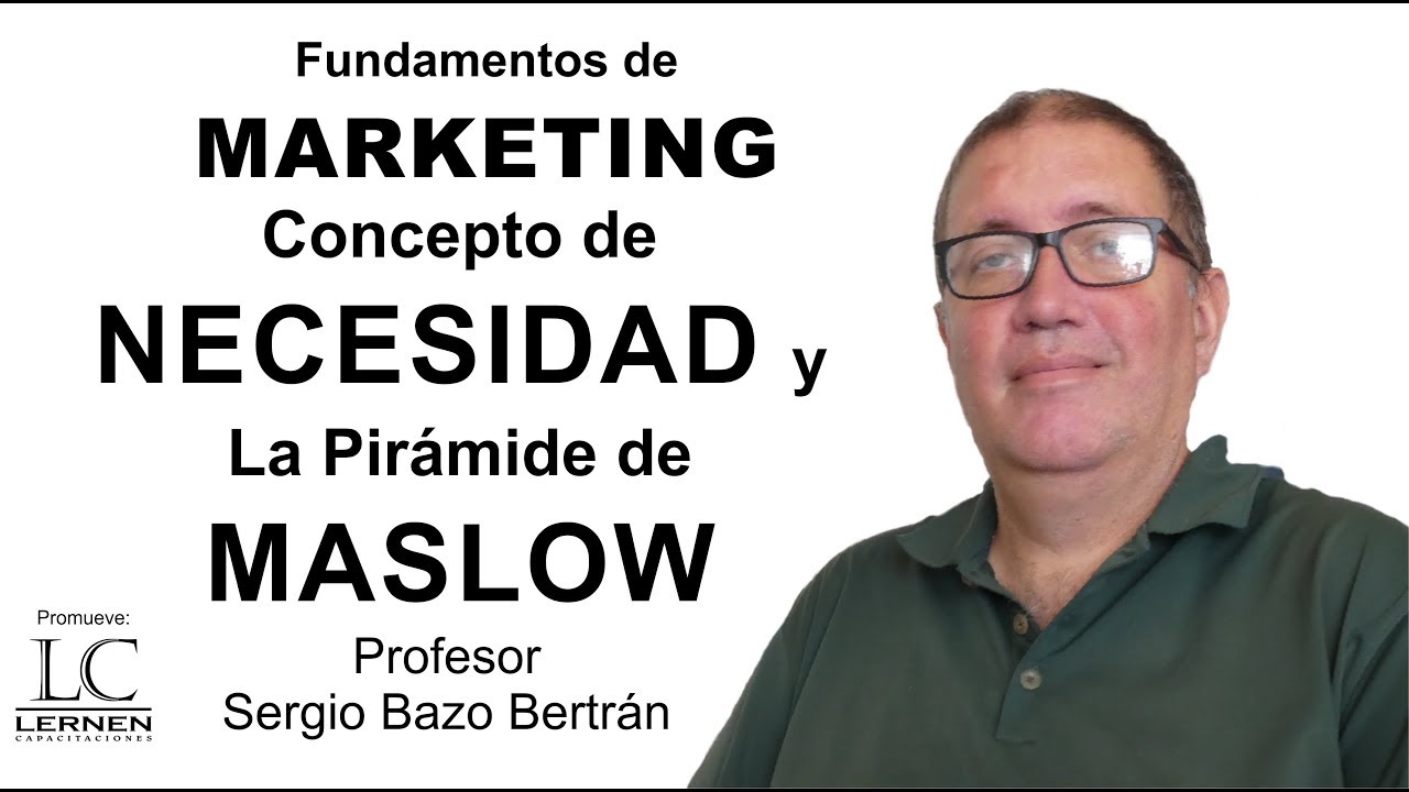 Concepto de NECESIDAD y la PIRÁMIDE DE MASLOW