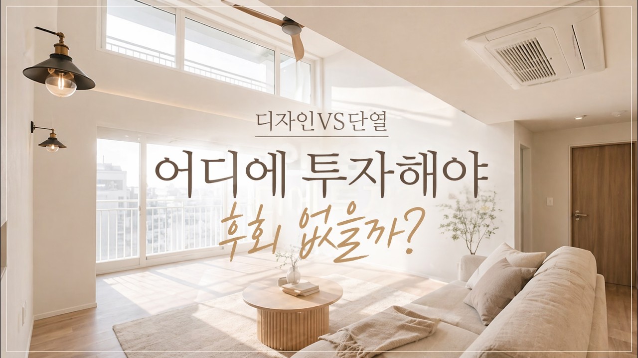 인테리어 예산은 이렇게 씁니다