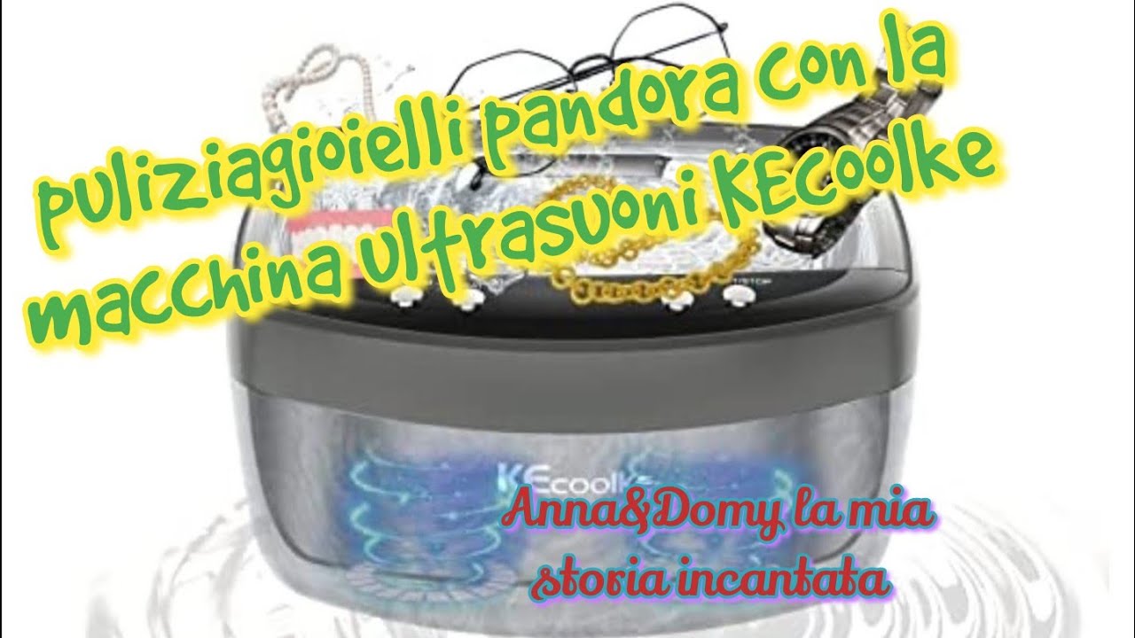 #tutorial #puliziagioielli pandora con la macchina ultrasuoni KEcoolke VIDEO 1 / 3