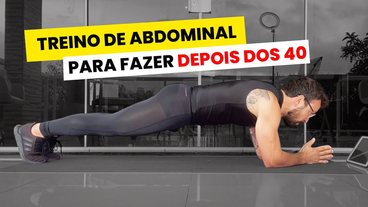 EXERCÍCIOS PARA DEFINIR O SEU ABDOMEN DEPOIS DOS 40 ANOS [TREINO EM CASA]