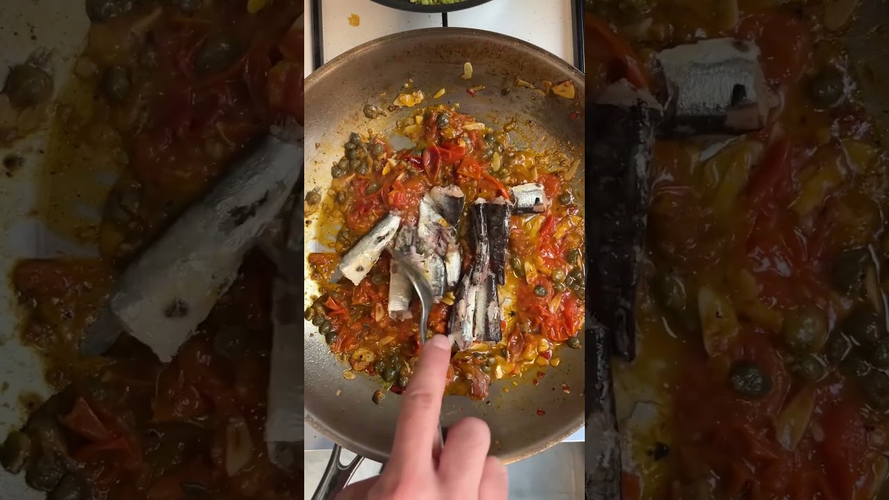 MEZZI RIGATONI CON LE SARDE 🍝 🍝 🐟🐟 🍅🍅 #pasta #pastalover #sicilianfood #italianfood