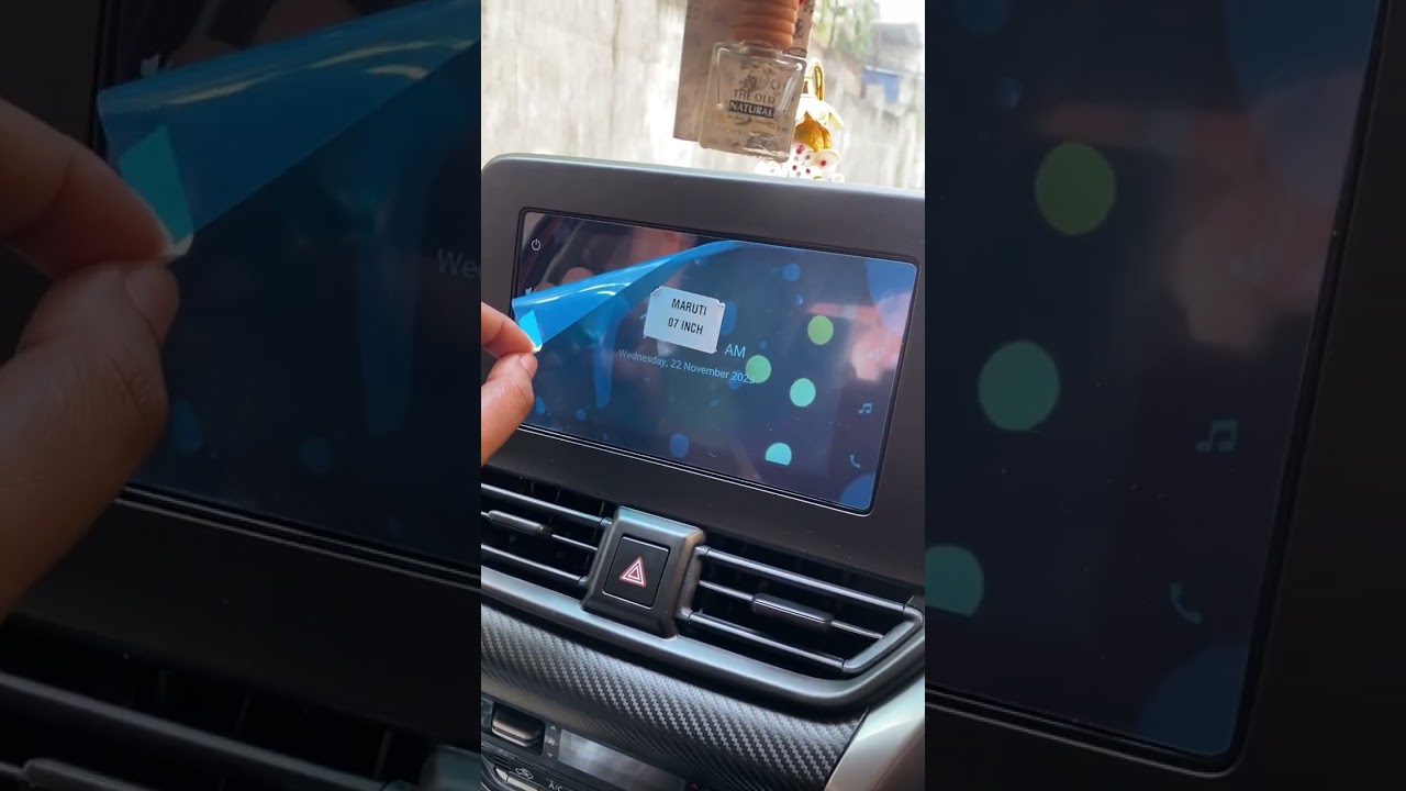 Fronx #diy Infotainment screen protector installation #marutisuzuki #maruti#nexa #fronxdelta #fronx