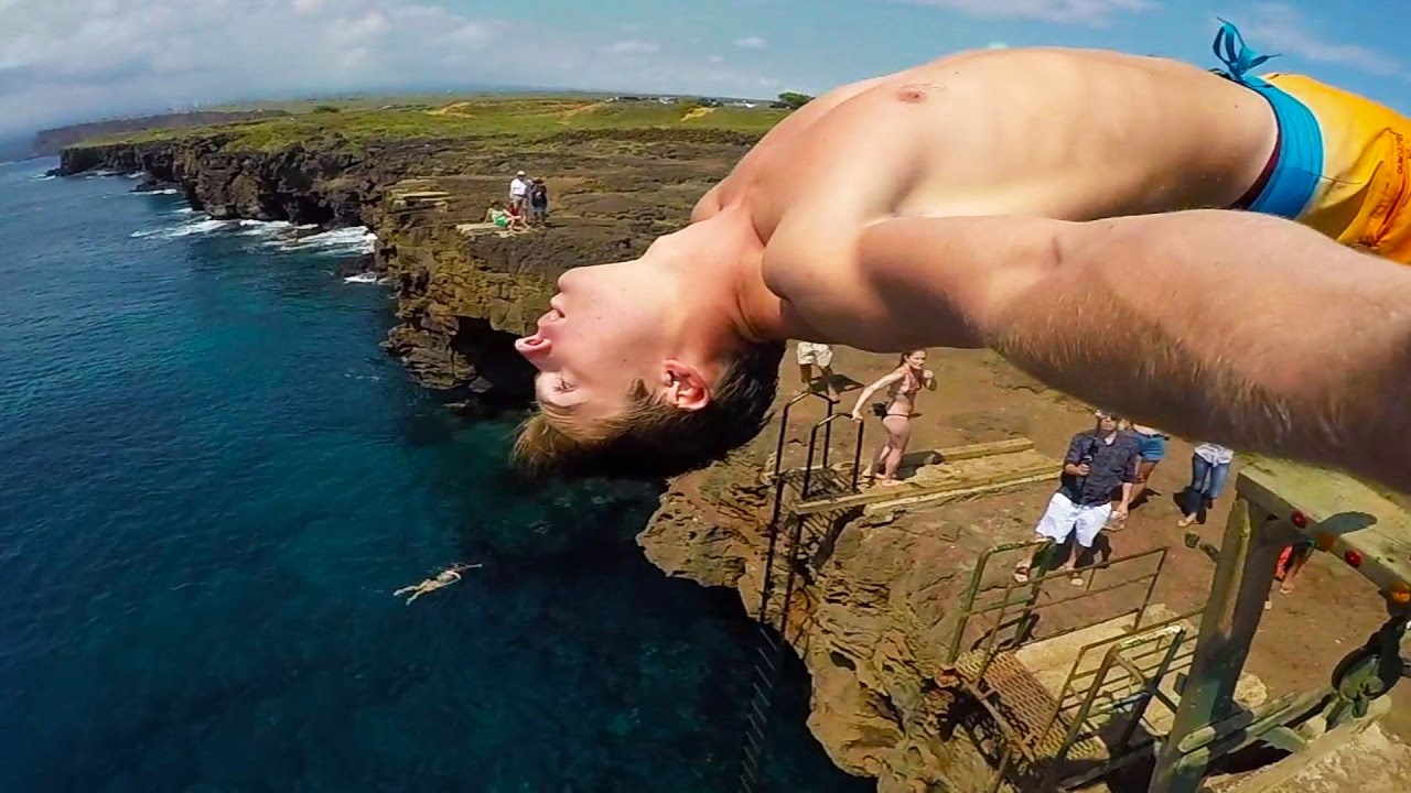 TRIPLE BACKFLIP IN HAWAII! Insane Cliff Jumping Vacation