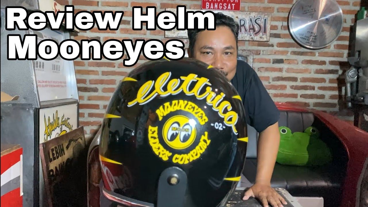 Review Helm Mooneyes Official  bikinan Elders