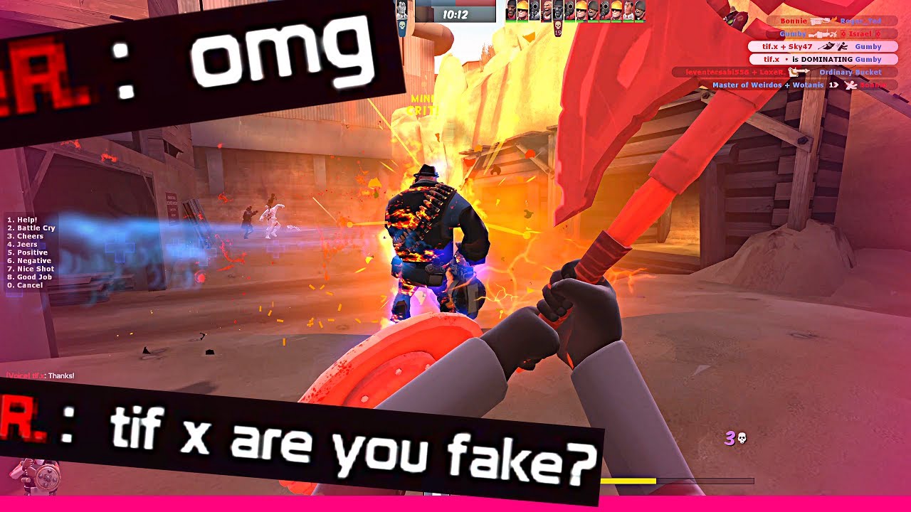 Team Fortress 2: Demoknight Gameplay [TF2 HHH's Headtaker]