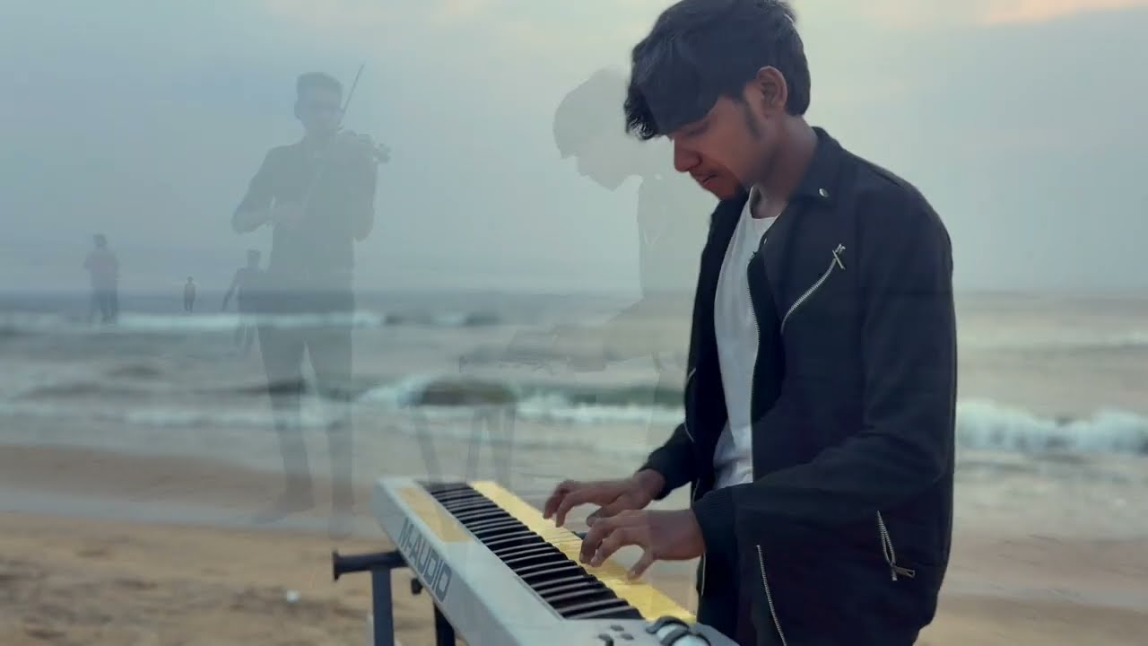 Seventh light - sajan young drummer Featuring: Fenny Daniel violin (official video) #yanni #music 