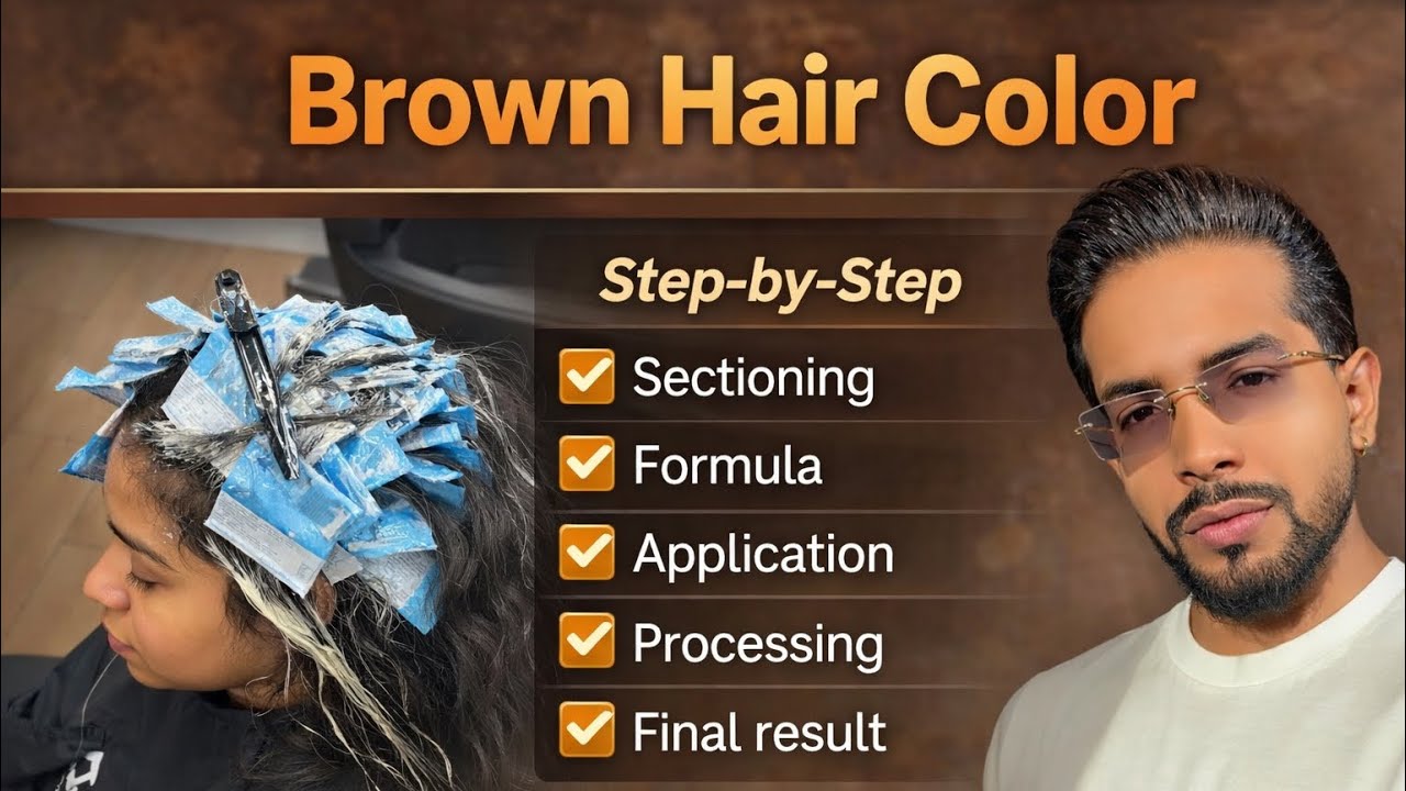 “How to Do Brown Hair Color Step by Step (Beginner Friendly)”
