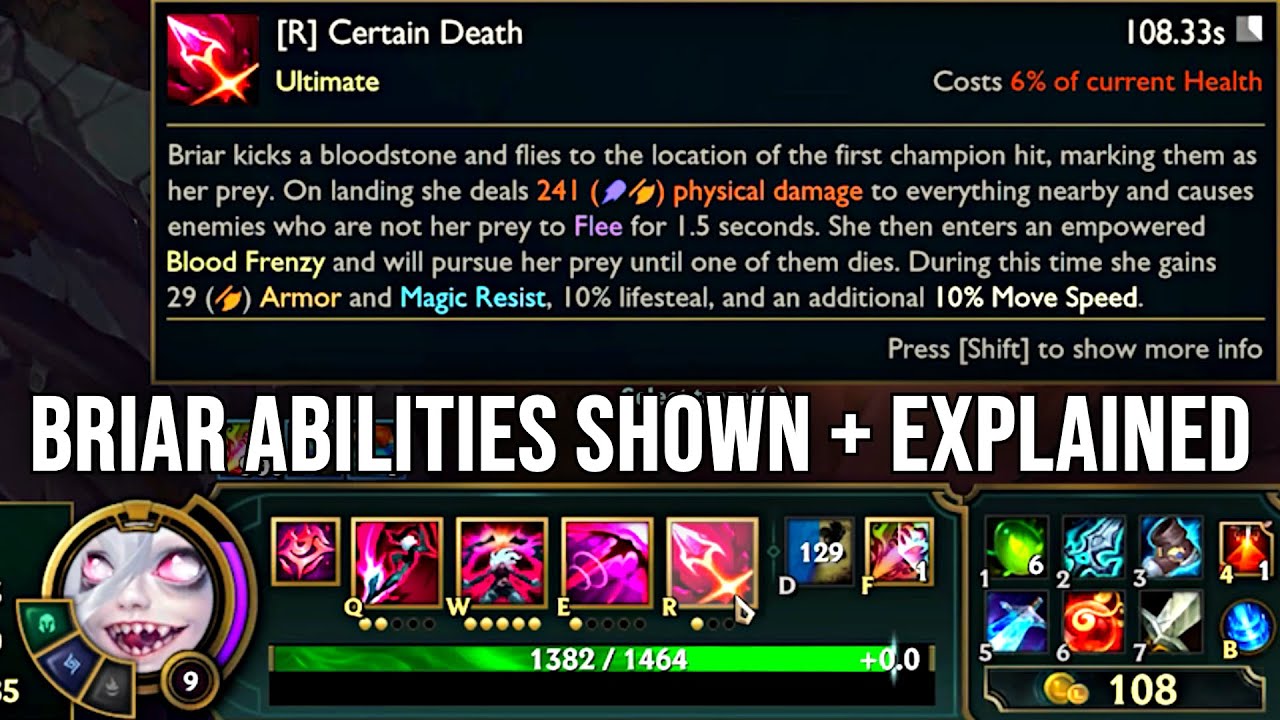 Briar Abilities EXPLAINED! New Champion Preview!