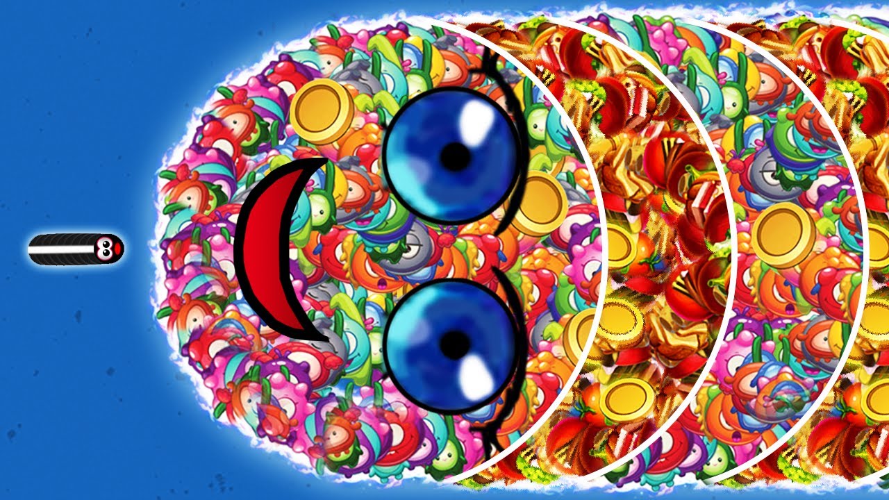 WORMSZONE.IO 001 BEAUTIFUL SLITHER SNAKE TOP 01 / Epic Worms Zone Best Gameplay! #75