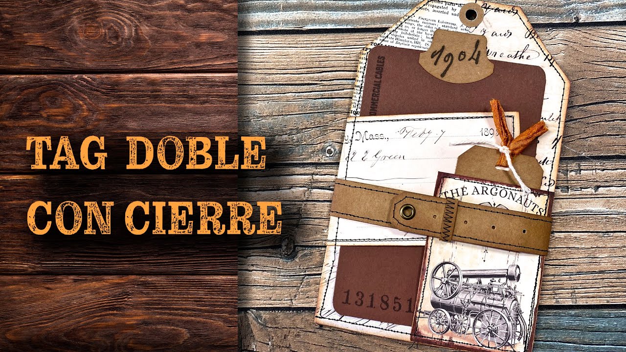 Tag doble con cierre