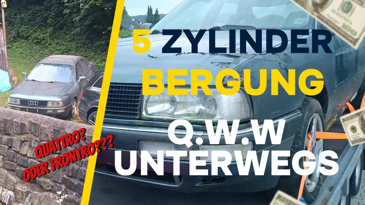 Q.W.W UNTERWEGS AUDI 90 5ZYLINDER BERGUNG #audi #quattro #5zylinder #automobile #90s #car #bavaria