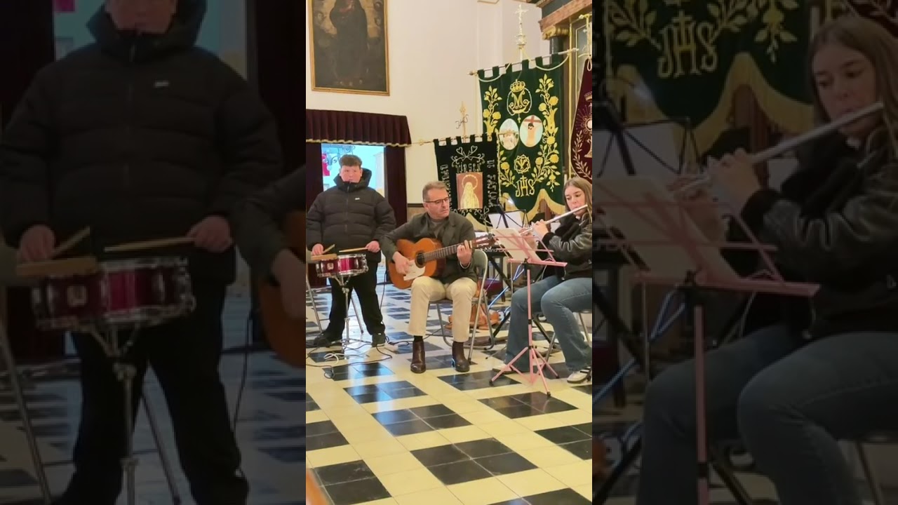 Saeta, Aires de Triana. Flauta Natalia Rayón, guitarra Máxi Rayón, caja Gonzalo Dengra. Castril 2026