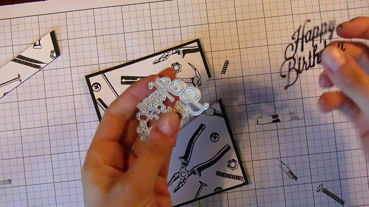 Black and White, Stamp & Emboss Tools card