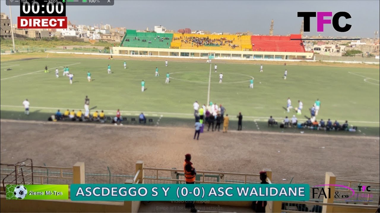 Direct 1MT ASC DEGGO SANTA VS ASC WALIDANE  Ngalandou Diouf Rufisque