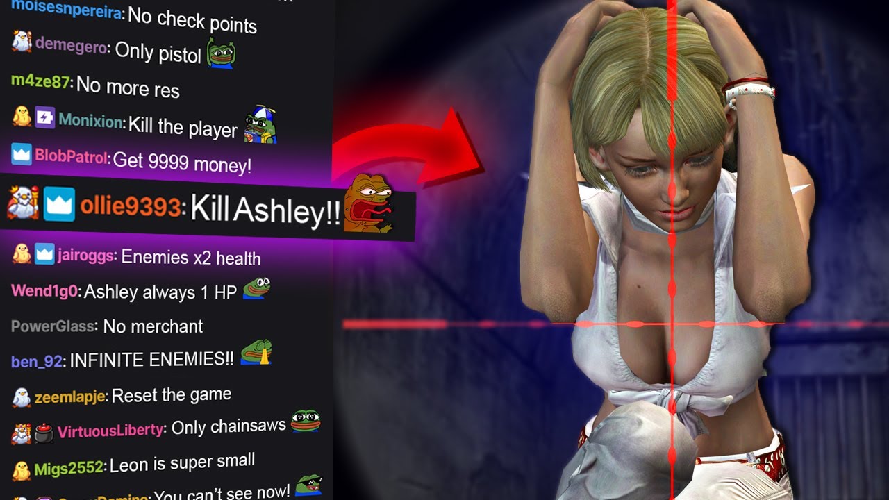 CHAT CONTROLS the GAME!! - Resident Evil 4